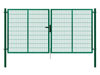 Brána PILOFOR SUPER dvoukřídlá, 4110x1780 mm, zelená