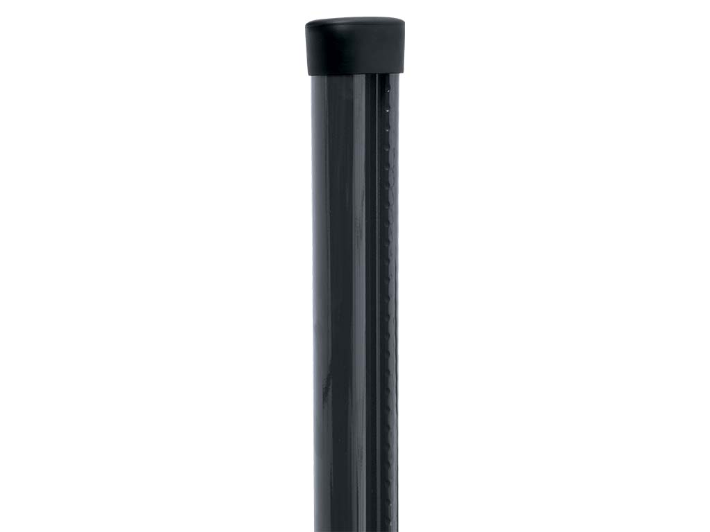 Sloupek kulatý PILCLIP Zn+PVC s montážní lištou 1700/48/1,5mm, RAL 7016 8595068450918 PLOTY Sklad10 5