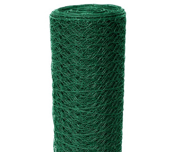 Chovatelské šestihranné pletivo Zn+PVC HOBBY 13/500/10m, zelené 8595068410783 PL