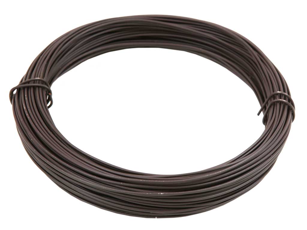 Vázací drát Zn + PVC 1,4/2,0 - 50m, hnědý 8595068408476 PLOTY Sklad10  5