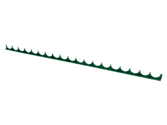Protipřelezová pilka Zn + PVC 980/40, zelená - délka 100cm