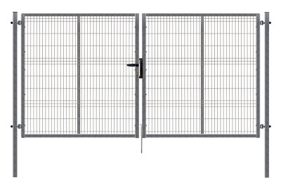 Brána PILOFOR dvoukřídlá, 4118x1045 mm, Zn
