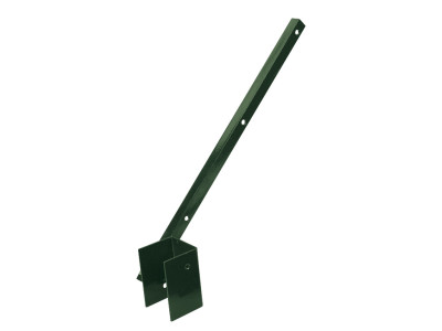 Bavolet Zn + PVC na čtyřhranný sloupek 60x60mm, jednostranný, vnitřní, zelený 85